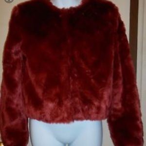 Faux fur coat